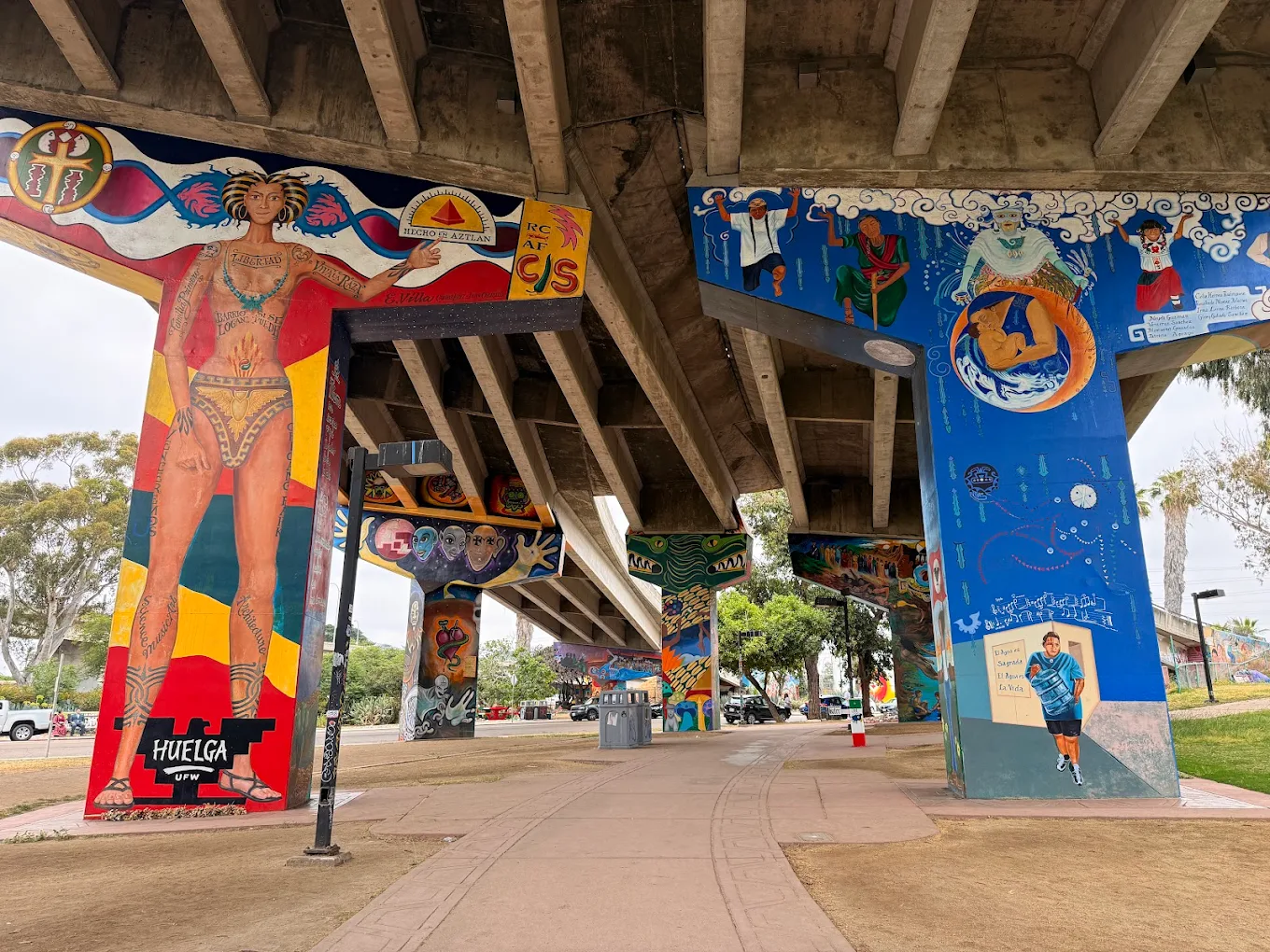 Chicano Park murals Barrio Logan San Diego — free cultural things to do in San Diego